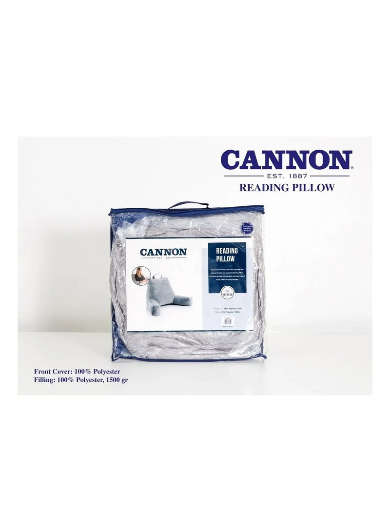 Cannon Reading & Travel Pillow, Breathable Fabric, Perfect for Back Support 60X40 CM - Image 1